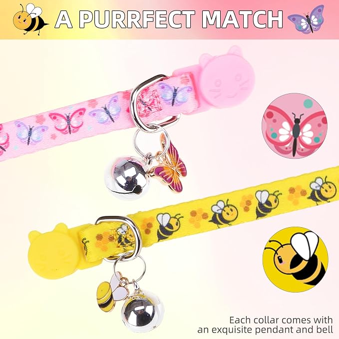 PUPTECK Breakaway Cute Cat Collar - Image 4
