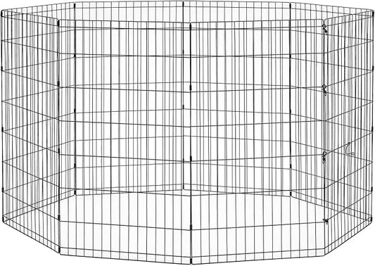 New World Folding Metal Dog Exercise Pen, Indoor/Outdoor Playpen by NewWorldPetProducts