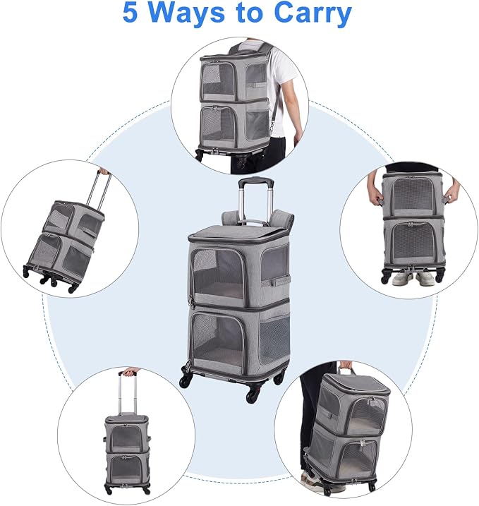Double Pet Carrier Backpack - Image 4