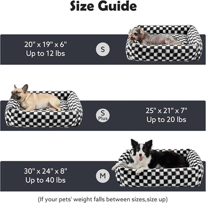 JOEJOY Small Dog Bed for Small Dogs, Rectangle Washable Orthopedic Corduroy - Image 5