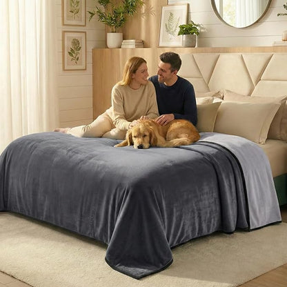 Paw Buddies Waterproof Blanket 80"x90" – Reversible Microfleece Throw - Image 8