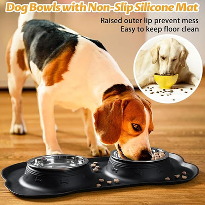 Hubulk Pet Dog Bowls 2 Stainless Steel Dog Bowl - Image 6