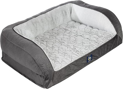 Serta Orthopedic Quilted Couch Dog Bed by Serta