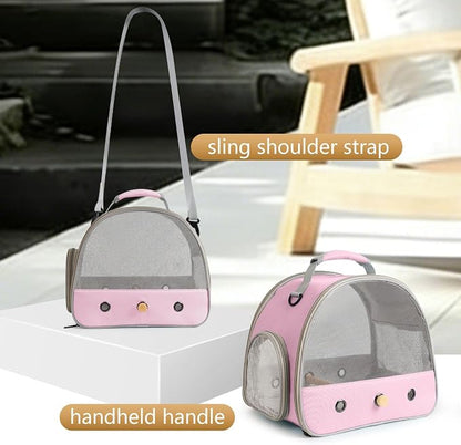 Bird Carrier, Portable Small Bird Parrot Parakeet Carrier - Image 4