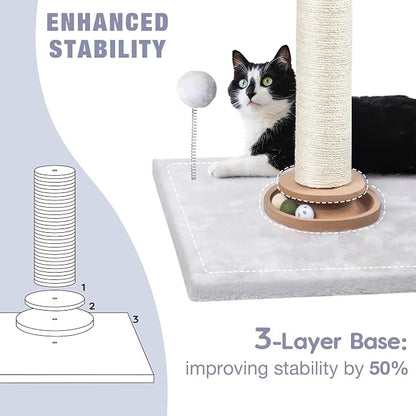 Fantasreen 31" Cat Scratching Post Kitten Toys - Image 3