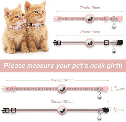 2 Pack Airtag Cat Collar Breakaway - Image 6