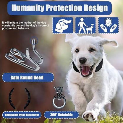 Prong Training Collar for Dogs, Rotating Ring Welding, Adjustable Dog Training - Image 3