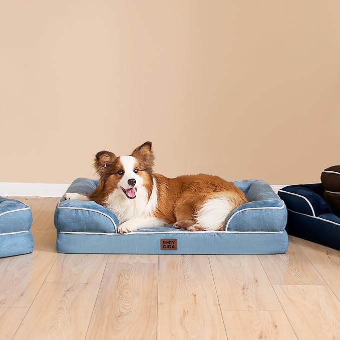 EHEYCIGA Orthopedic Dog Beds for Extra Large Dogs, Waterproof Memory Foam XL - Image 9