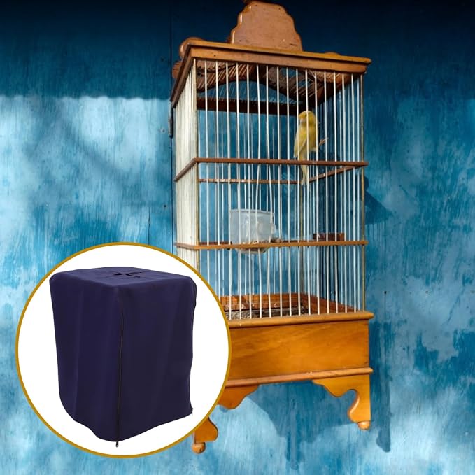 Bird Cage Cover, Large Bird Cage Cover Thicken Parrot Cage Protector Night Bird - Image 8