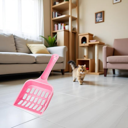 Pink Cat Litter Scoop, Tray - Image 9