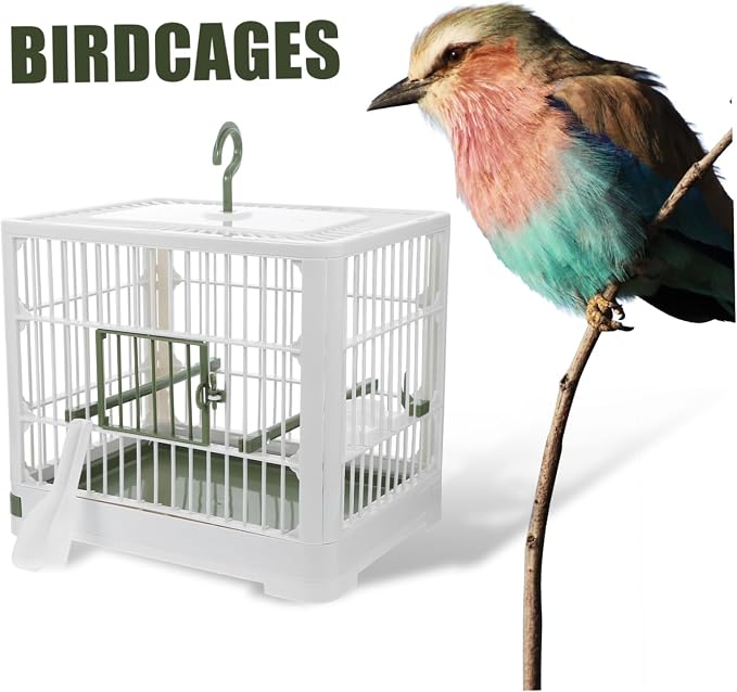 BESPORTBLE Foldable Bird Travel Carrier Cage Lightweight Portable Design - Image 9