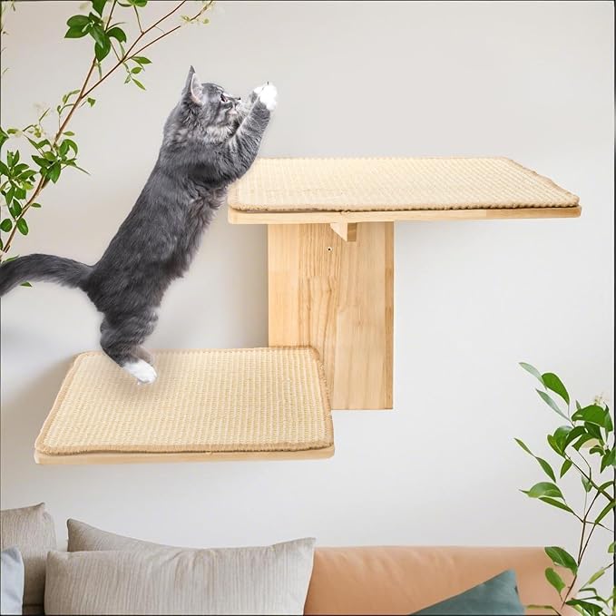 Cat Wall Shelves, Wall Mount Adult Cat Tree - Image 7