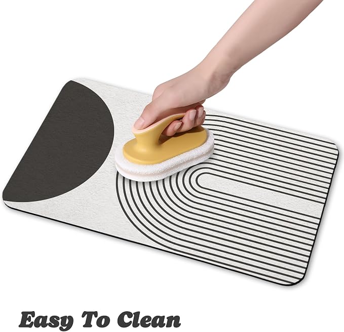 Dog Food Mats for Floors Waterproof, Cat Water Bowl Mats Pet Feeding Absorbent - Image 4