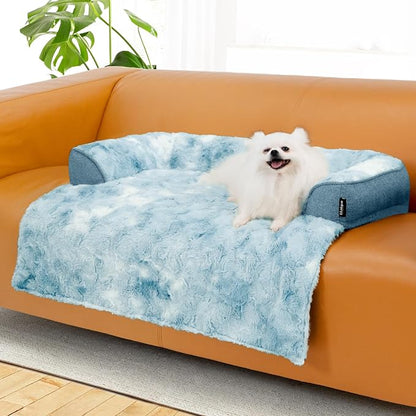 Calming Dog Couch Bed for Medium Dogs/Cats, 35 x 31 inch Waterproof Removable - Image 3