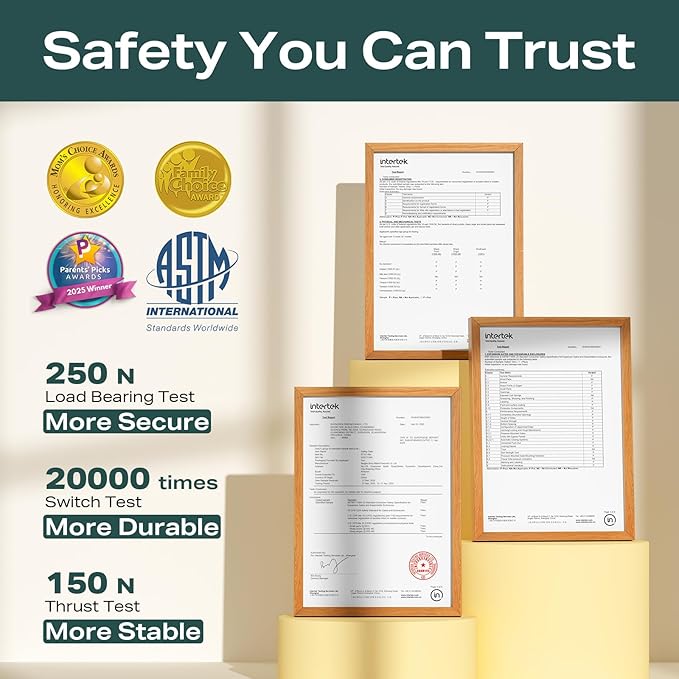 Cumbor 36" Extra Tall Baby Gate - Image 7