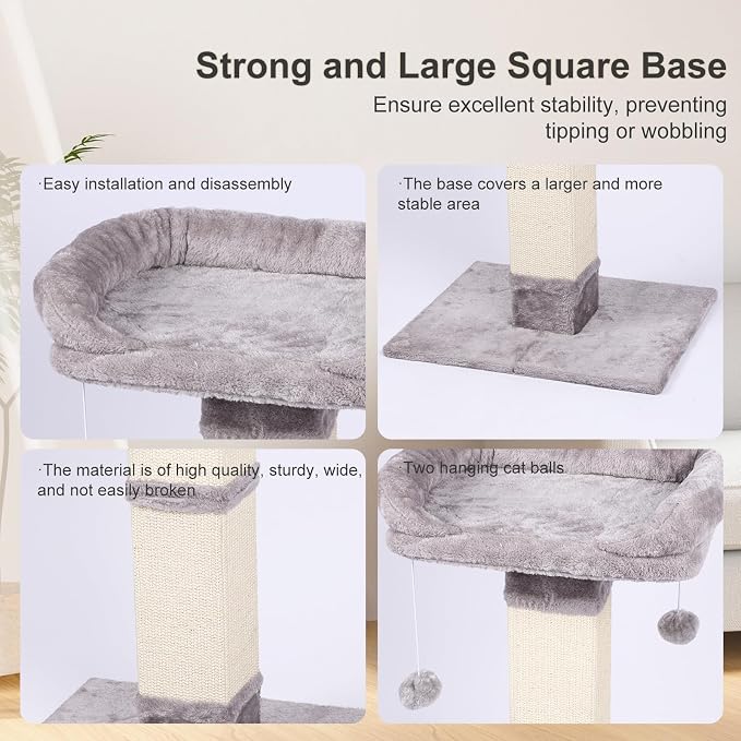34" Tall Cat Scratching Post - Image 7