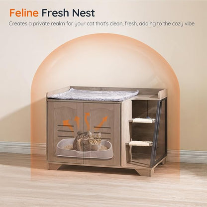 HOOBRO Cat Litter Box Enclosure - Image 6