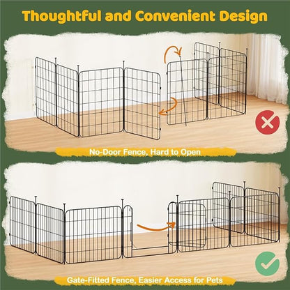Yaheetech Expandable Dog Playpen, 16 Panel 20 inch Puppy Playpen - Image 4