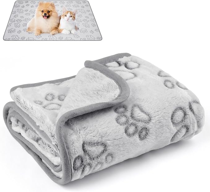 Dog Blankets for Small, Medium Dogs, Puppy Blanket Washable, Dogs Essentials by Unknown