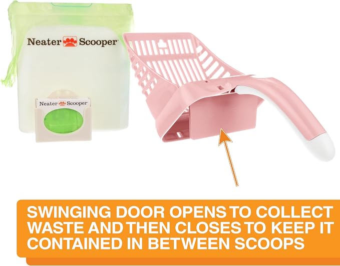 Neater Pet Brands Neater Scooper Standard Cat Litter Scoop, 15 Refill Bags – - Image 3