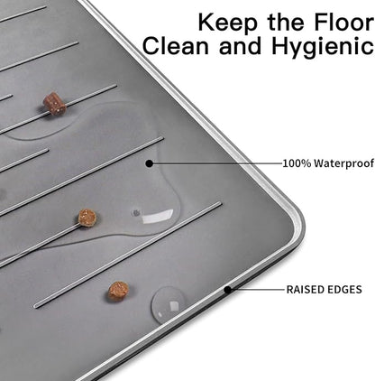 39.4"x29.5" Large Pet Food Mat, Silicone Dog Mats - Image 3