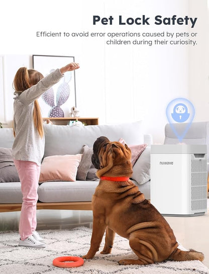 Nuwave Air Purifiers for Home Bedroom Up to 1361 Sq Ft, Portable Air Purifier - Image 9