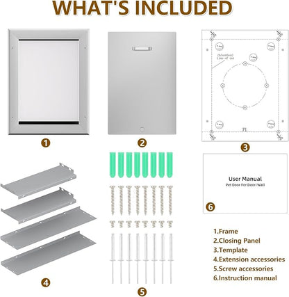 Ownpets Aluminum Large Dog Door - Image 8