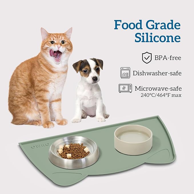 OHMO - Cat Food Mat, Silicone Pet Feeding Mat - Image 3