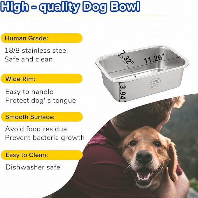 PEDAY Automatic Dog Waterer for Large & X-Large Dogs, Human Grade 18/8 - Image 6