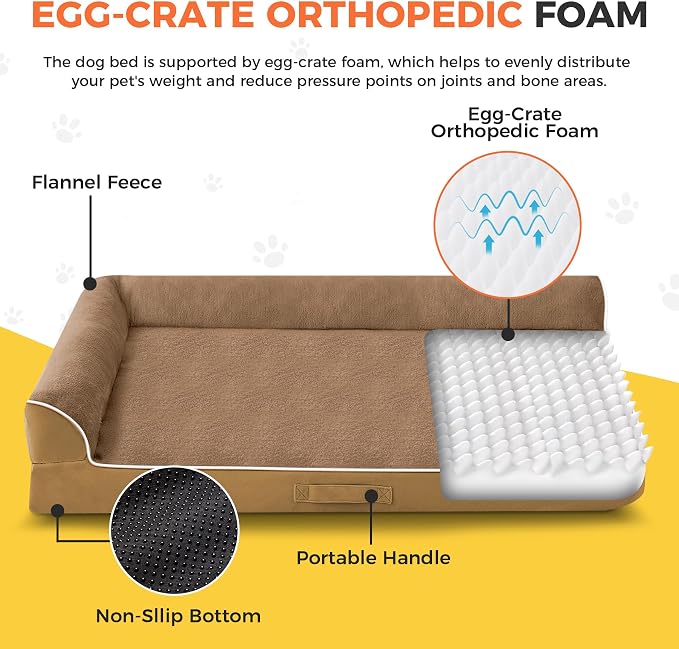 Dog Bed Large Sized Dogs, Orthopedic Dog Bed - Image 2