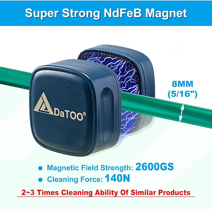 Aquarium Mini Magnetic Scrubber Scraper Small Fish Tank Cleaner Nano Glass - Image 4