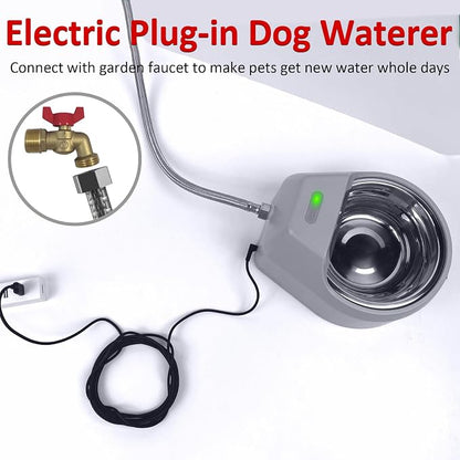 Dog Water Fountain Auto Filling Dog Water Dispenser Connect Water Supply - Image 2