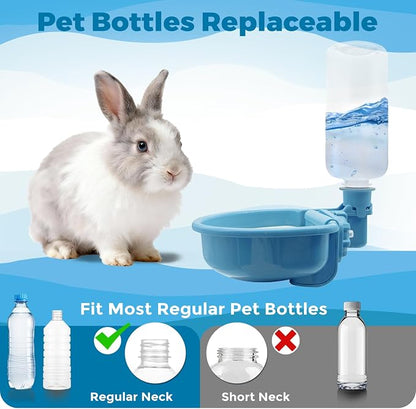 VANNON 16oz Pet Water Bottle, Gravity Dog Water Bowl Dispenser - Image 2