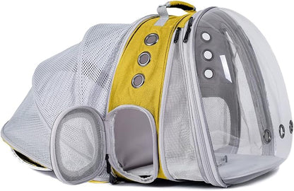 Dual Expandable Cat Backpack Carrier, Fit up to 20 lbs, Expandable Pet Carrier by halinfer