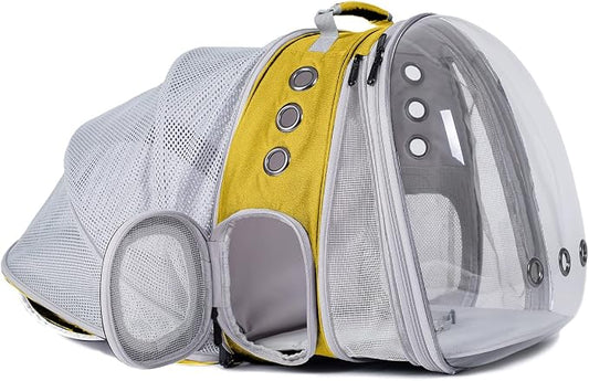 Dual Expandable Cat Backpack Carrier, Fit up to 20 lbs, Expandable Pet Carrier by halinfer