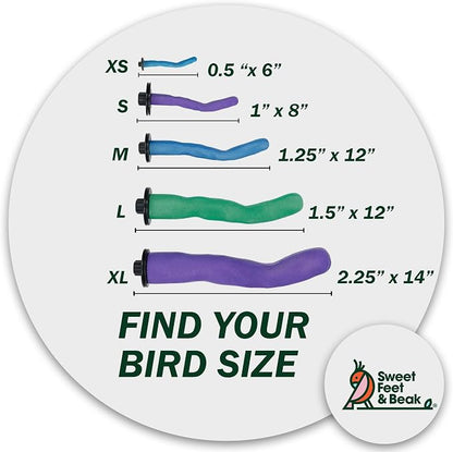 Sweet Feet & Beak Safety Pumice Bird Perch, X-Small 1/2" X 6" - Image 3
