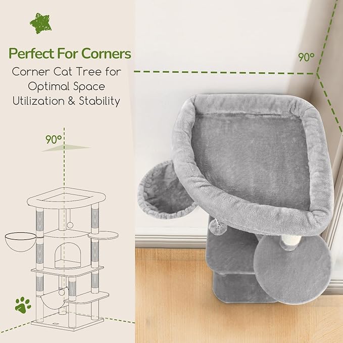 Globlazer Corner Cat Tree Tower - Image 2
