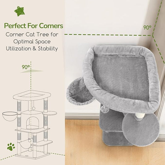 Globlazer Corner Cat Tree Tower - Image 2
