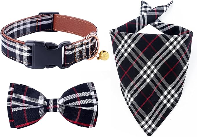 Yizepet Dog Collar with Bow Tie- Adjustable pet Collar by Yizepet