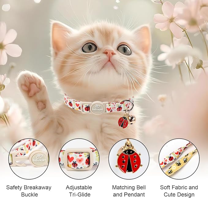 2 Pack Cute Cat Collars - Image 3