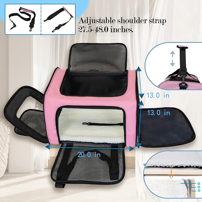 Top tasta Dog Cat Carrier Pet Carriers - Image 8