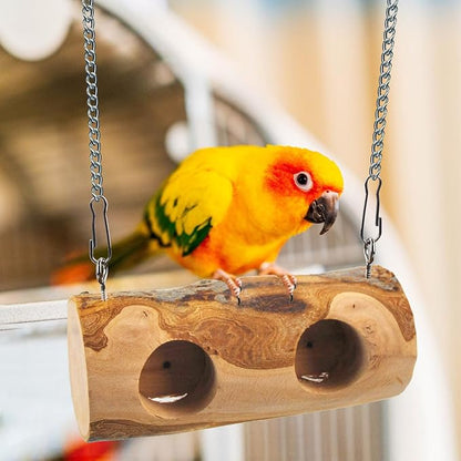 Natural Parakeet Swing Perch, Wood Bird Swing - Image 6