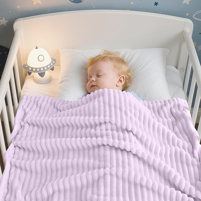 Soft Fleece Baby Blanket Ultra Cozy Baby Blankets - Image 3