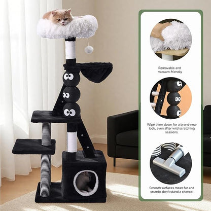 Cat Tree, 50.7in Multi-Level Cat Tower - Image 5
