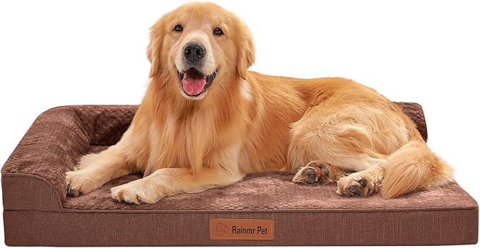 Orthopedic Dog Beds for Large Dogs, Memory Foam Dog Beds Large Sized Dogs by RainmrBedding