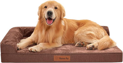 Orthopedic Dog Beds for Large Dogs, Memory Foam Dog Beds Large Sized Dogs by RainmrBedding