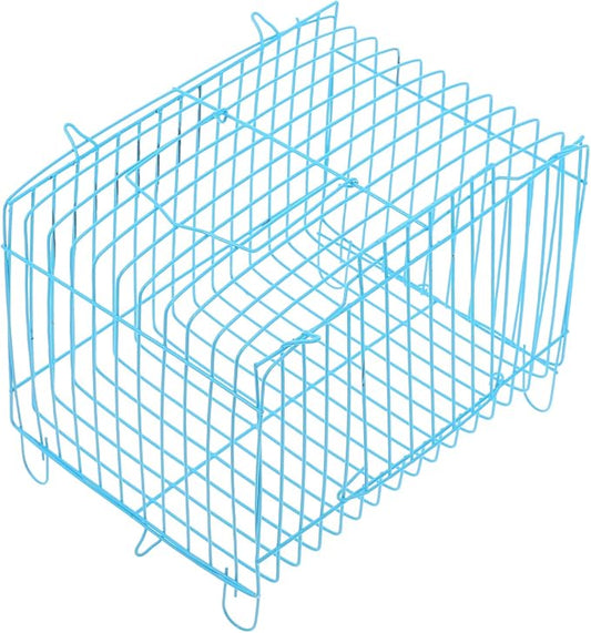 Milisten Portable Bird Carrier Travel Cage Lightweight Handheld Wire Cage by Milisten