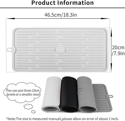 Ptlom Pet Placemat for Dog and Cat, Anti-Slip Waterproof Dogs Feeding Mat - Image 2