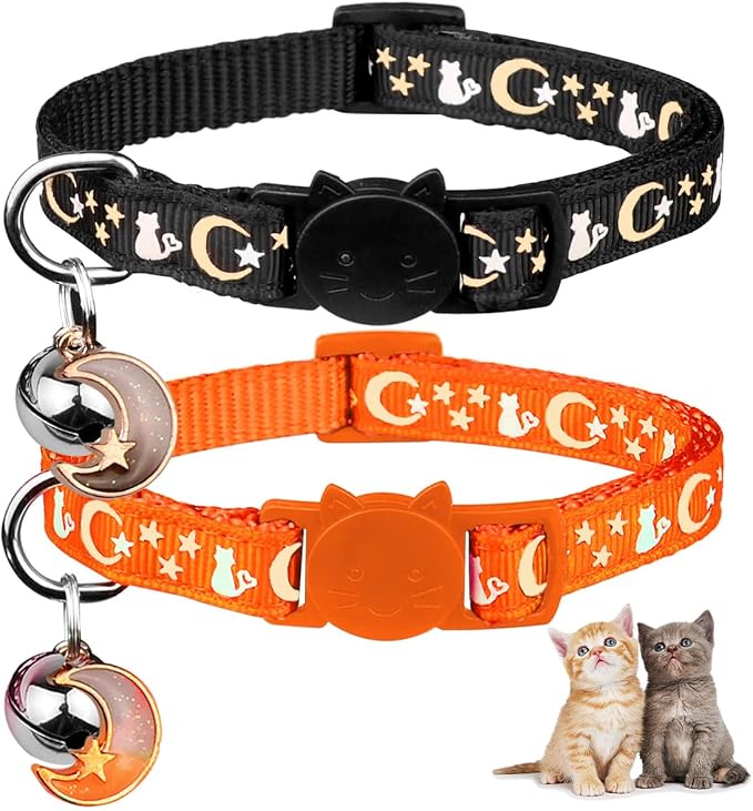 Baeuppit 2PCS Breakaway Cat Collars by Baeuppit