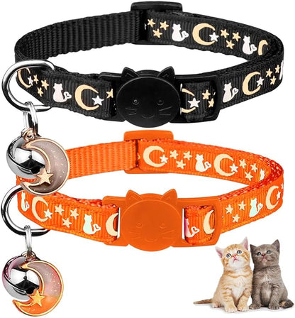 2PCS Breakaway Cat Collars by Baeuppit